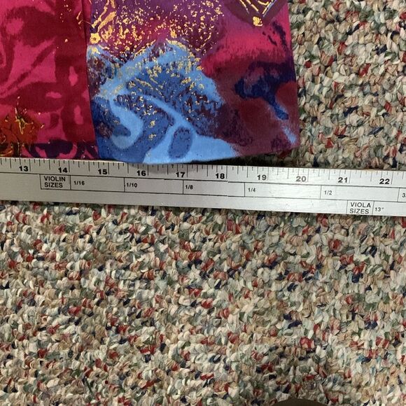Coldwater Creek Multicolored Batik  Cotton 3/4 Sleeve Dressy Jacket Size 12 - Picture 16 of 16